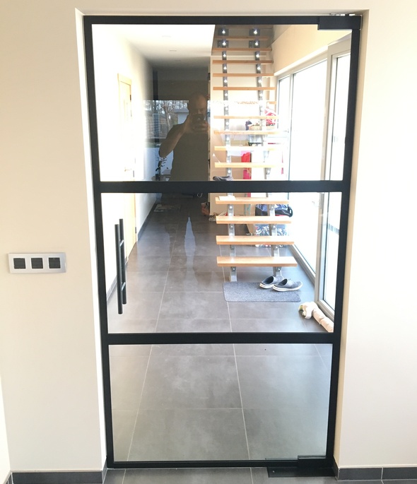stalen deur steellook geven door valcke olivier