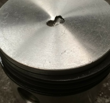 restauratie piston aluminium