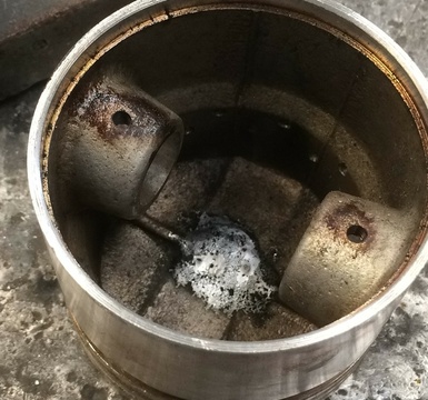 restauratie piston aluminium