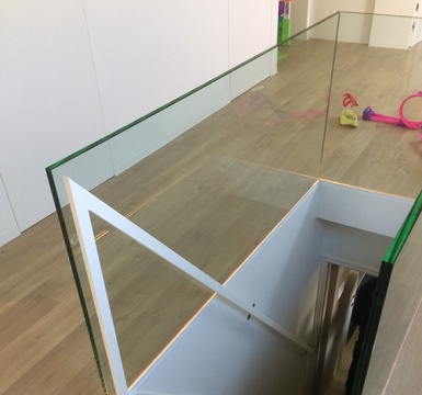 leuning met glas