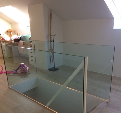 leuning met glas