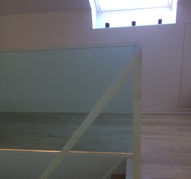 leuning met glas