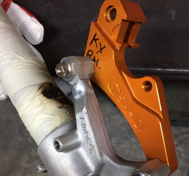 veeringpoot van crossmoto