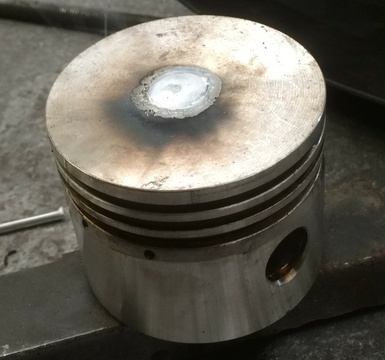 lassen en draaien van aluminium piston door valcke olivier