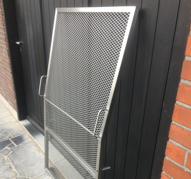 inox veiligheidsscherm gemaakt door valcke olivier