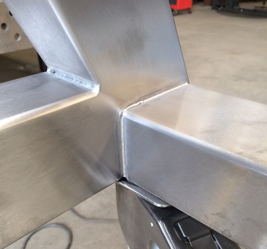 mobiele inox tafel onderstel door valcke olivier
