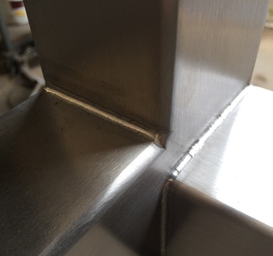 mobiele inox tafel onderstel door valcke olivier