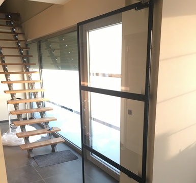 stalen deur steellook geven door valcke olivier
