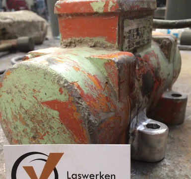 herstelling lassen van alu trilpomp door olivier valcke
