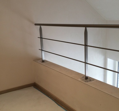 inox balustrade gemaakt door Laswerken Valcke Olivier