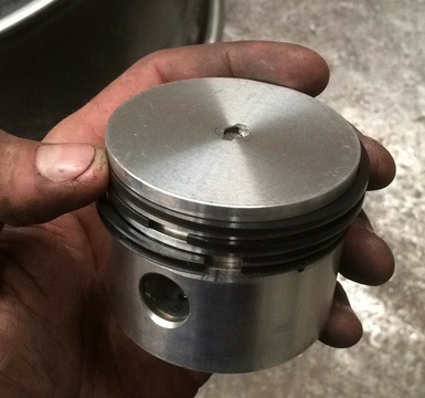 lassen en draaien van aluminium piston door valcke olivier
