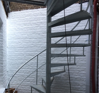 Wenteltrap gemaakt door Olivier Valcke